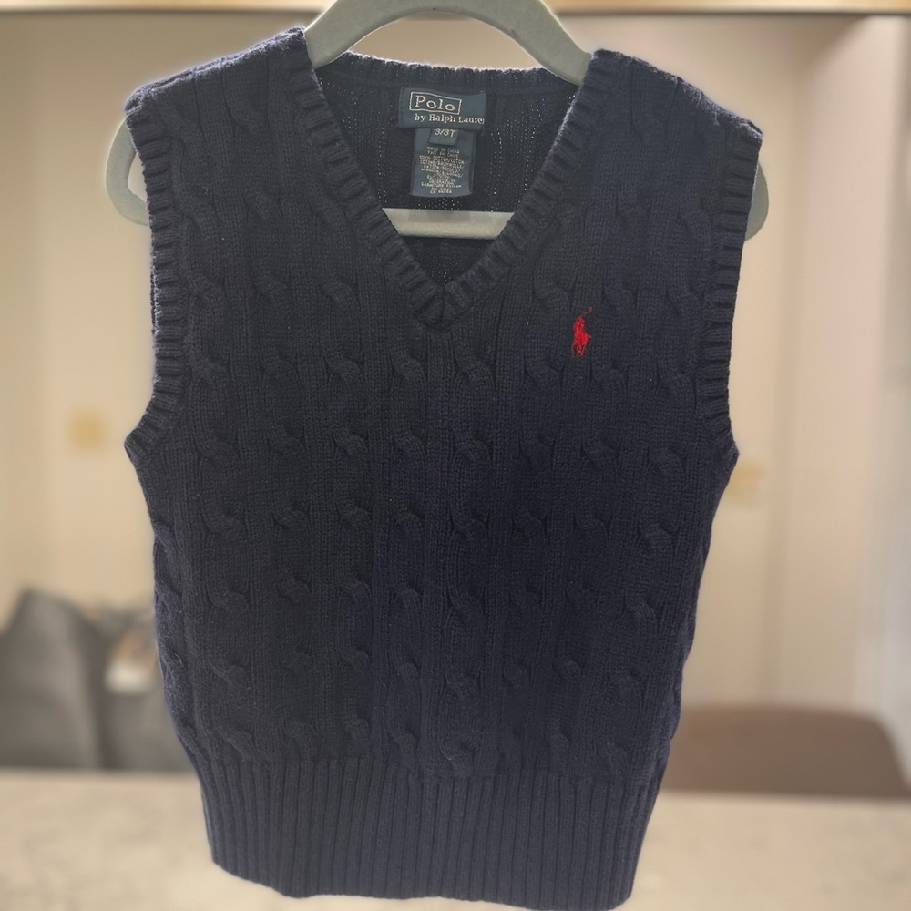 Boys Ralph Lauren Sweater Vest size 3T